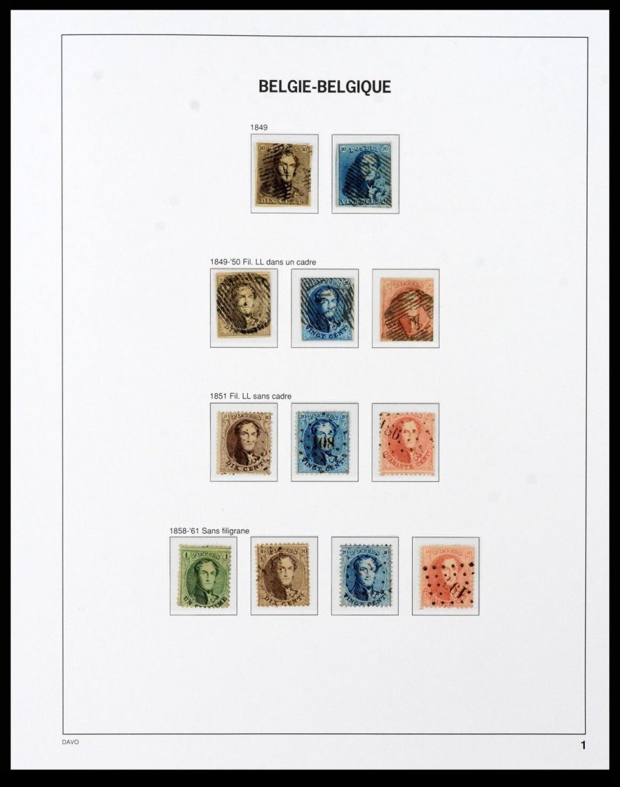 (image for) Belgium complete stamp collection (1849/1949)