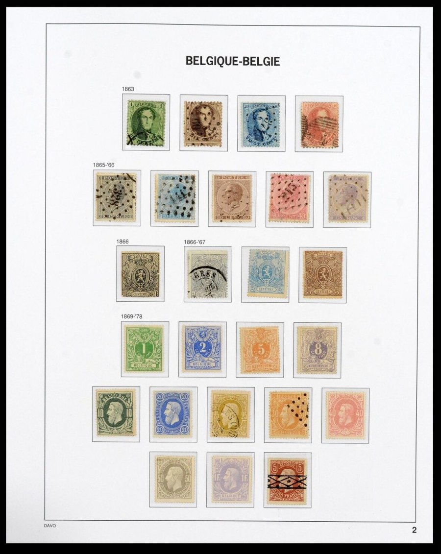 (image for) Belgium complete stamp collection (1849/1949)